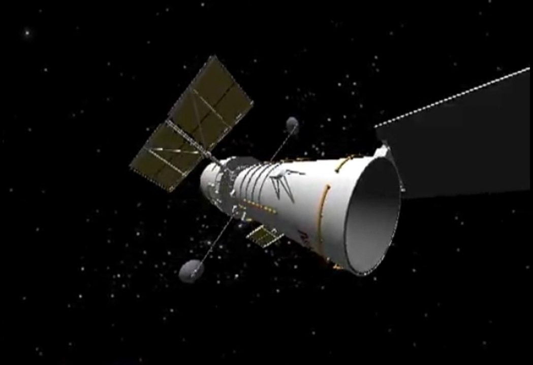 HUBBLE 1  space travel / 3d animation by tony danis greece