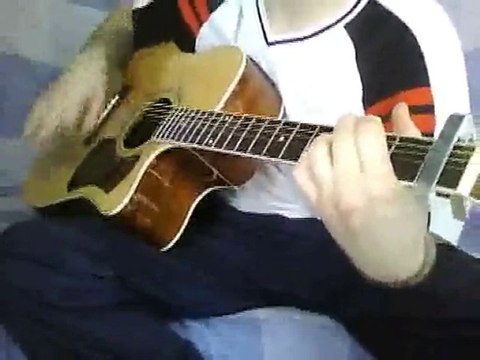 On s'attache (Christophe Mae) guitare bunda 34