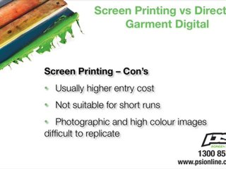 T-shirt Printing - Screen vs Digital