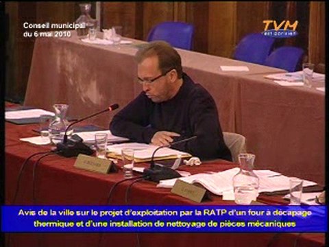 CONSEIL MUNICIPAL MONTREUIL (06/05/2010) - Point 24