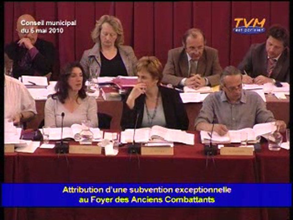 CONSEIL MUNICIPAL MONTREUIL (06/05/2010) - Point 25