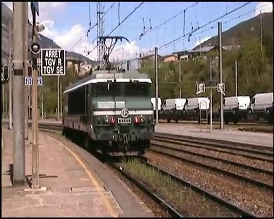 La CC 6558 en manoeuvre à Modane