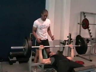 developpé couché 130kg propre