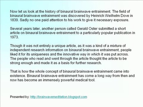 What is Binaural Brainwave Entrainment?