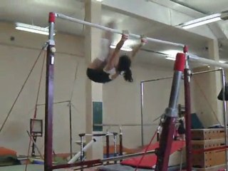 Entrainement avant les CF Léna Barres