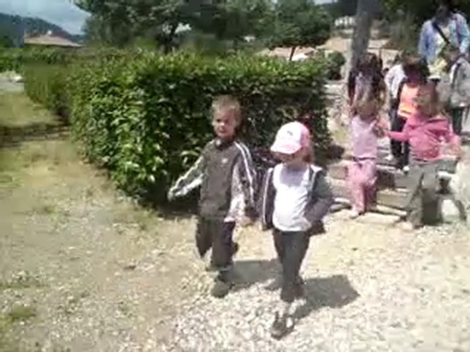 RAPHAEL Départ pour la course ecole