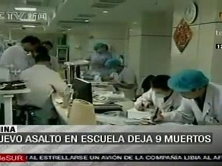 Otro ataque a guardería en China, 9 muertos