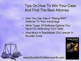 How To Find A Boulder DUI Attorney