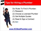 Find The Best Overland Park Plumbers Following These Six Ru