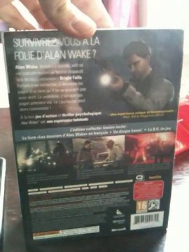 Déballage de l'édition Collector d'Alan Wake
