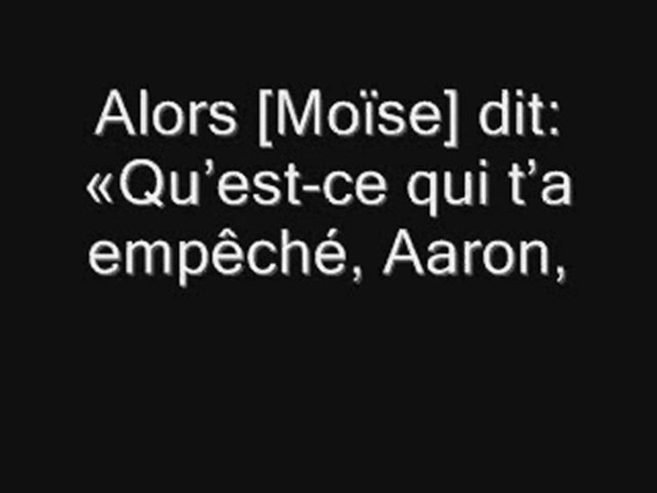 (islam) L'histoire de Moussa ('as) partie 13