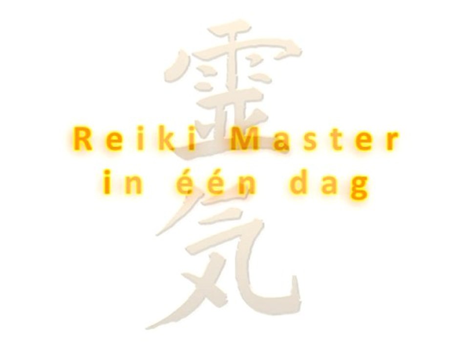 Reiki Master opleiding