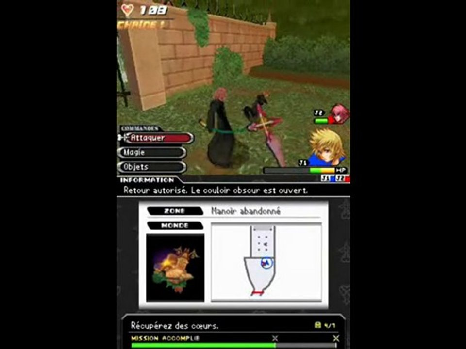 Kingdom Hearts 358 2 Days - DS - Partie 011 Jour 016-017