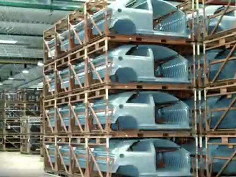Mise en presse carrosserie usine Audi