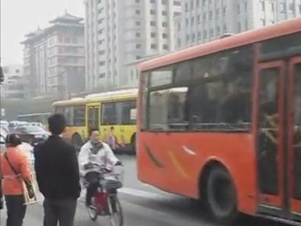 China Strassenkreuzung in Xian