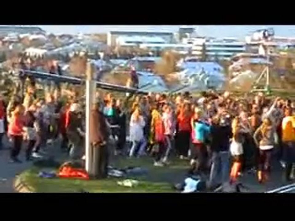 Kids practicing dance in Reykajvik