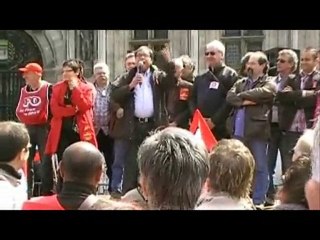 FO, discours de G.GAUDY, sur les retraites, le 1er mai