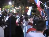 Canadien de Montreal fans dans le rue