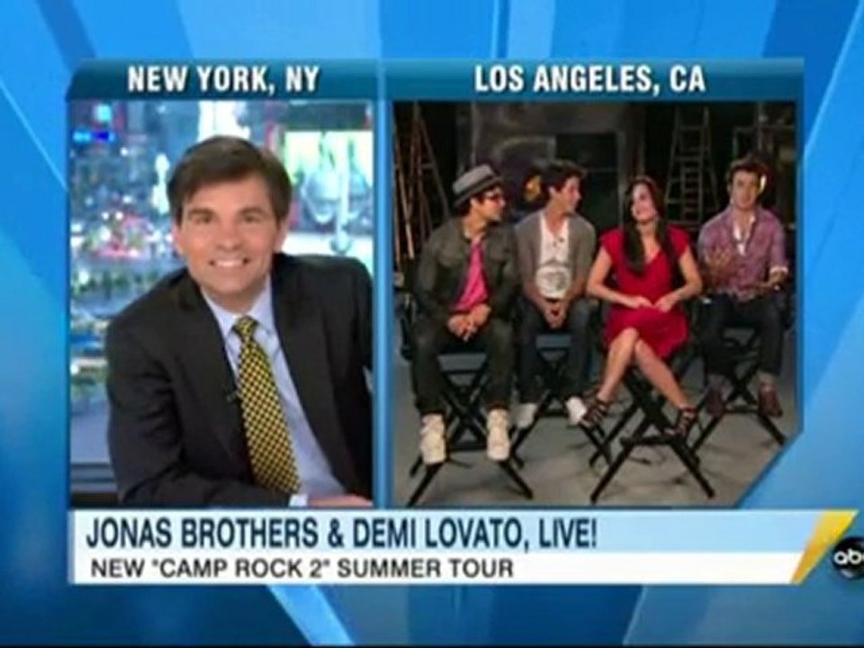 Demi & Jonas Brothers en GMA  13/5/10