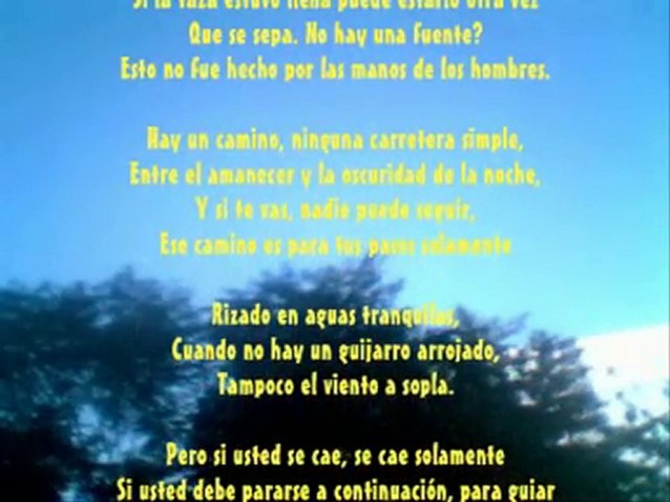 Tus cascadas, son risas del alma