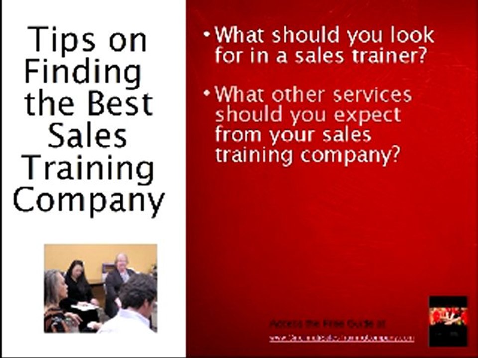 Finding A Cincinnati Sales Training Company