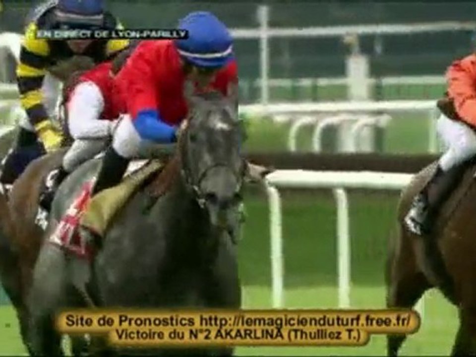 Vidéo Quinté a Lyon Parilly GRAND PRIX ONET SECURITE