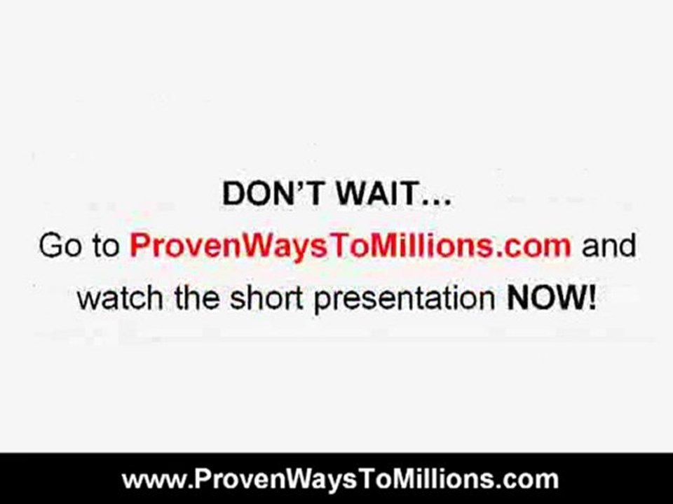 Proven Ways To Become A Millionaire & Retire Early