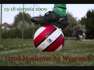 Juniorzy LKS Orzeł Myślenice podczas obozu na Węgrzech