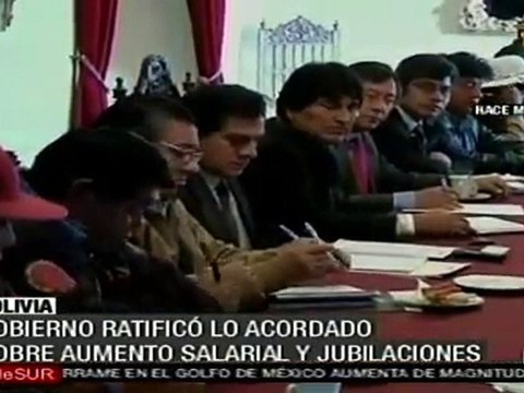 Bolivia: crean comisiones para aplicar acuerdos laborales co