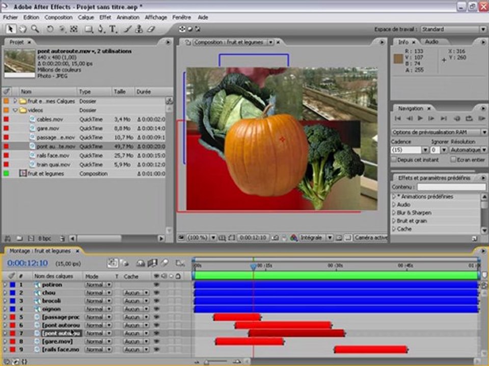 tuto debutant After Effects 7 *partie 1*