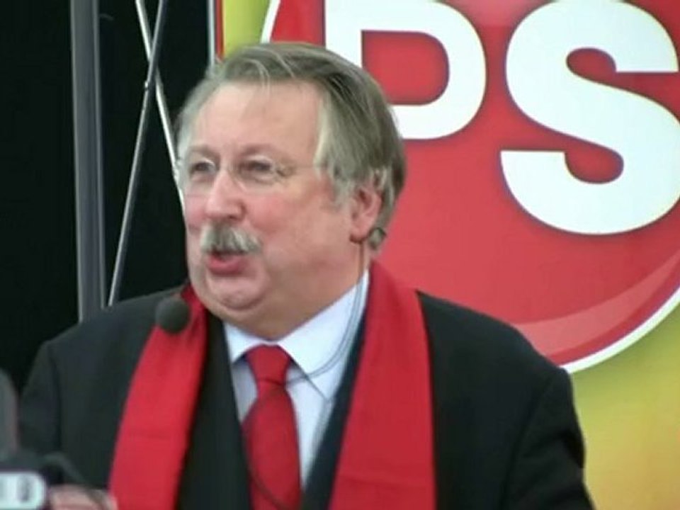 1er Mai Wavre  - Intervention André Flahaut