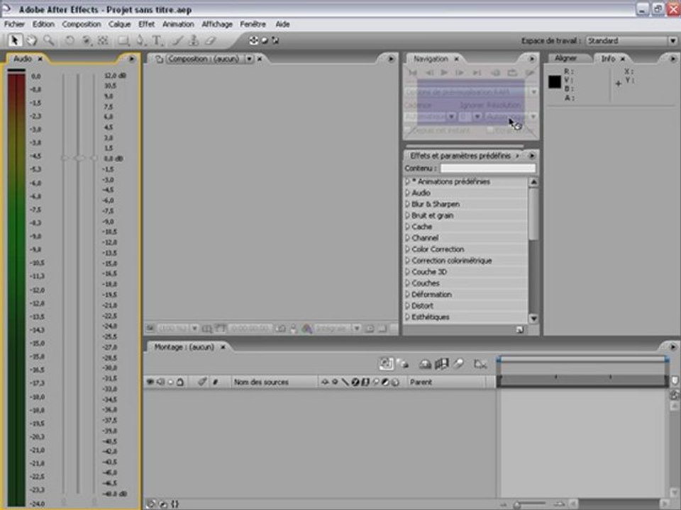 tuto debutant After Effects 7 *partie 2*