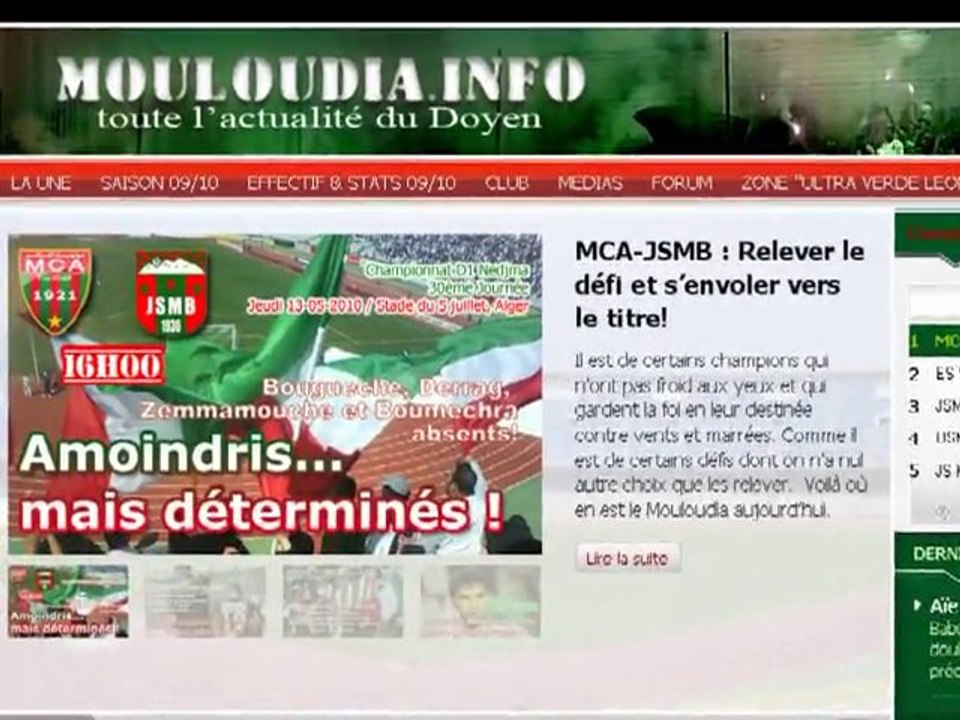 mouloudia.info une révolution en marche