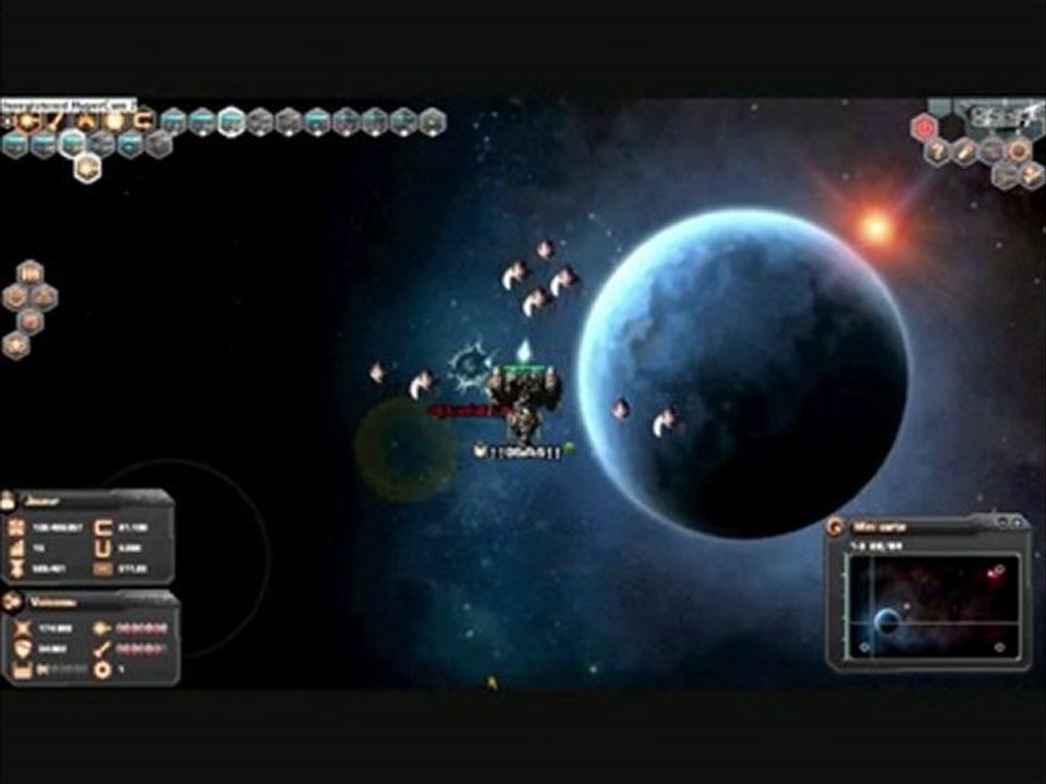 DarkOrbit invasion en petite map (SoLo)