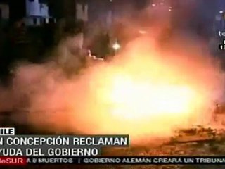 Protesta en Chile por falta de soluciones del gobierno tras