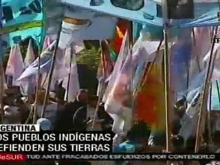 Indígenas exigen reparación histórica en Argentina