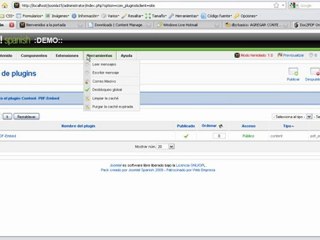 Como insertar  archivos PDF en Joomla 15[HD]