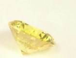 Canary  Yellow Round Cut Diamond, Canary Yellow Diamond Ring