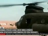 Obama pidió 205 mdd para escudo antimisiles en Israel