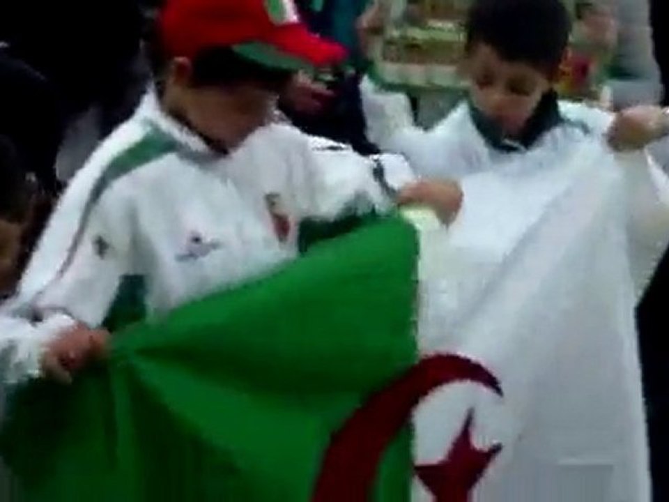L'équipe d'ALgérie en Suisse (Arrivée à Genève)