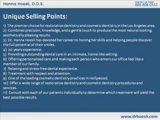 Los Angeles Porcelain Veneers - Dr. Hanna Hoesli, D.D.S