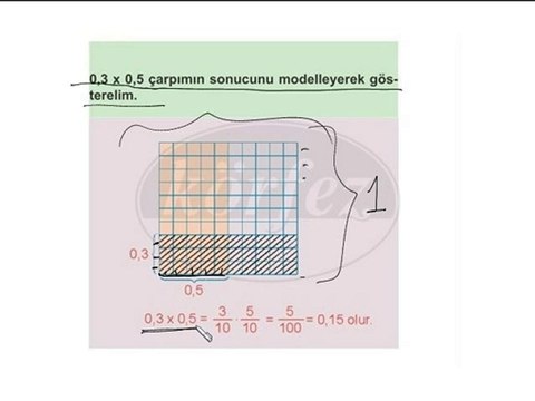 6.Sınıf Ondalık Kesirlerde Çarpma İşlemi