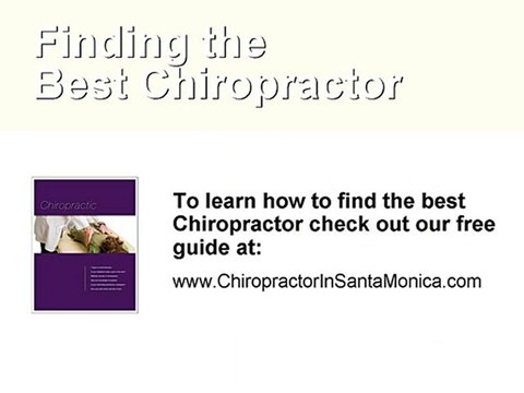 Chiropractor In Santa Monica here!