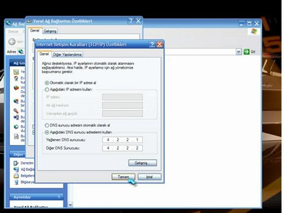 Engelli Sitelere Girme Anlatım