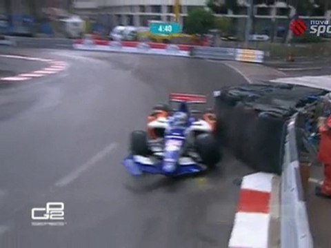 GP2 saison 2010 Monaco Cecotto crash