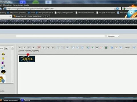 Videotutorial para opelastraclub.com, como subir imágenes