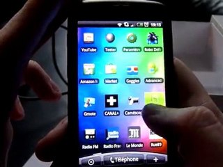 Démo du HTC Desire