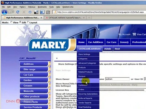 DotNetNuke Tutorial, setup loyalty points in Catalook 1/2