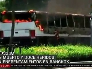 Nuevos enfrentamientos en Bangkok dejan un muerto