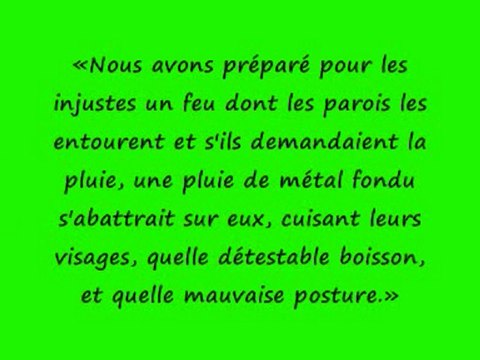 (Rappel Islam) Je me suis brûlé le doigt..